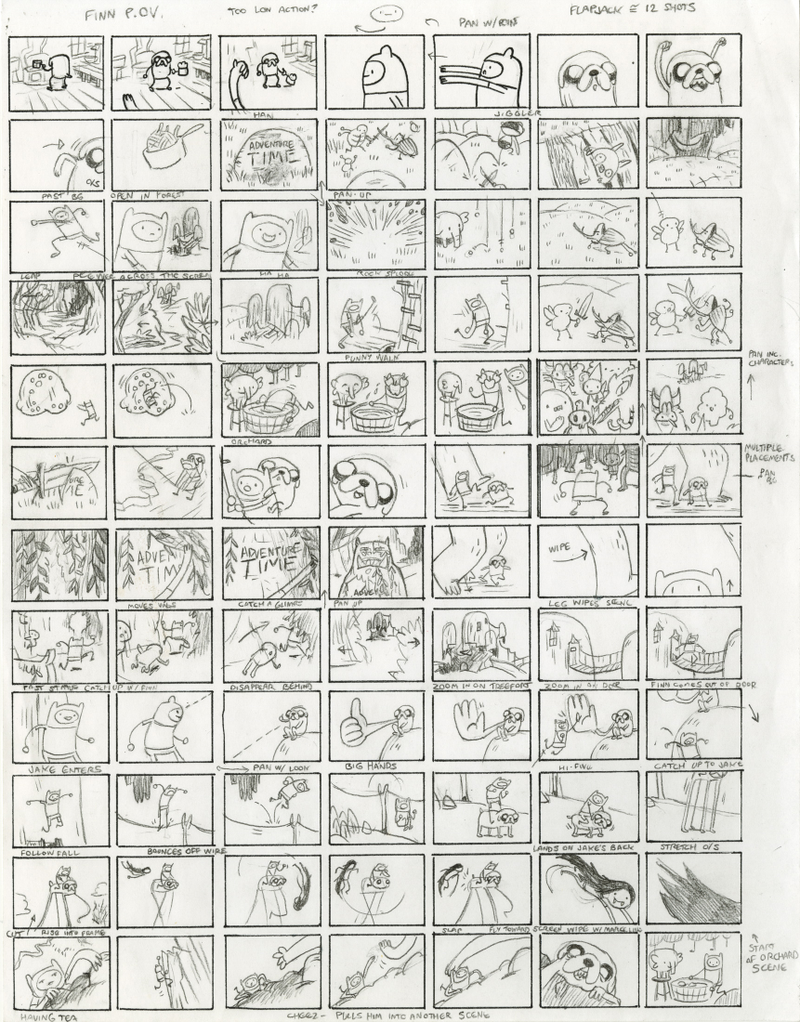 Illustration for article titled It's Time For Adventure Time (Storyboards)!